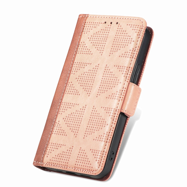 For Fujitsu Arrows We  F-51B Grid Leather Flip Phone Case
