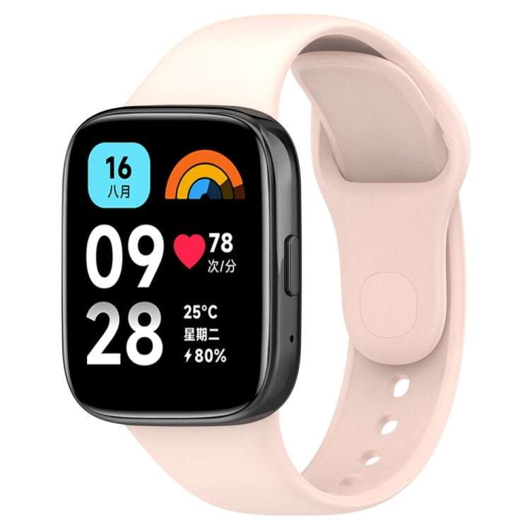 For Redmi Watch 3 Lite Sports Solid Color Silicone Replacement Watch Band