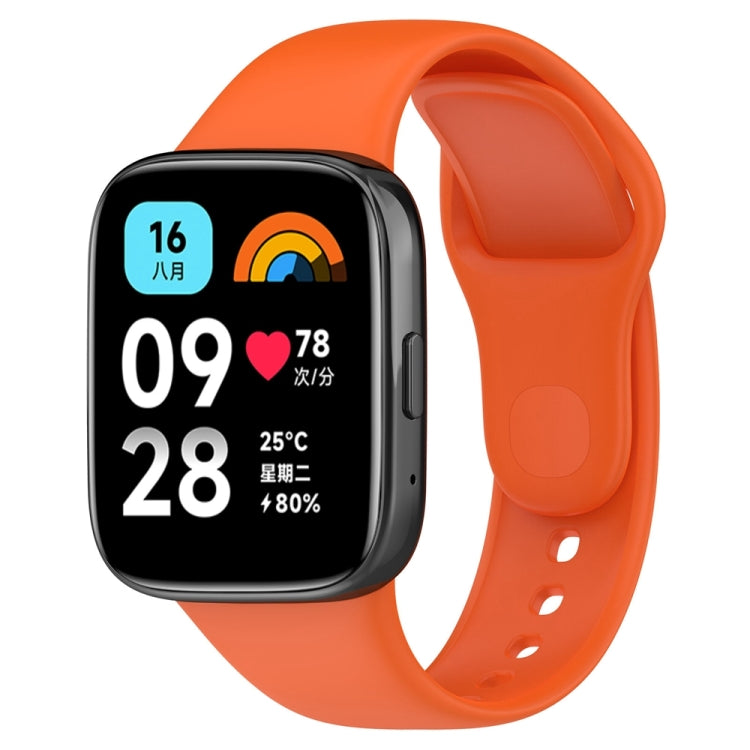 For Redmi Watch 3 Lite Sports Solid Color Silicone Replacement Watch Band