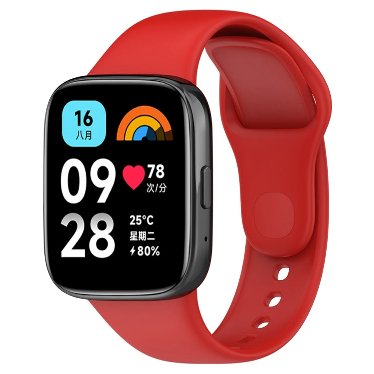 For Redmi Watch 3 Lite Sports Solid Color Silicone Replacement Watch Band