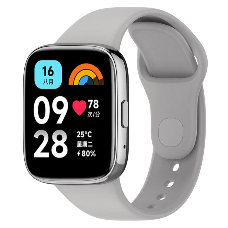 For Redmi Watch 3 Lite Sports Solid Color Silicone Replacement Watch Band
