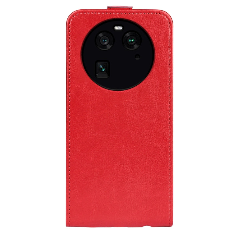 For OPPO Find X6 R64 Texture Vertical Flip Leather Phone Case