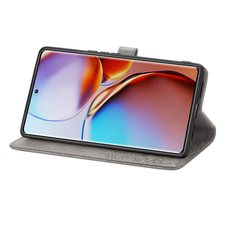 For Motorola Moto X40 Mandala Flower Embossed Leather Phone Case