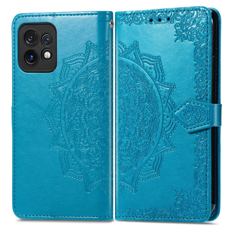 For Motorola Moto X40 Mandala Flower Embossed Leather Phone Case