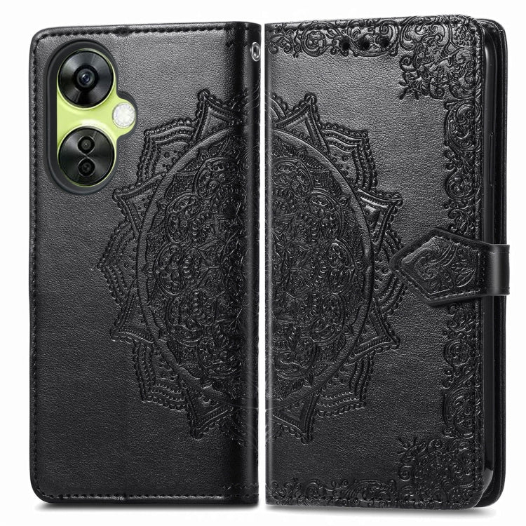 For OnePlus Nord CE 3 Lite Mandala Flower Embossed Leather Phone Case
