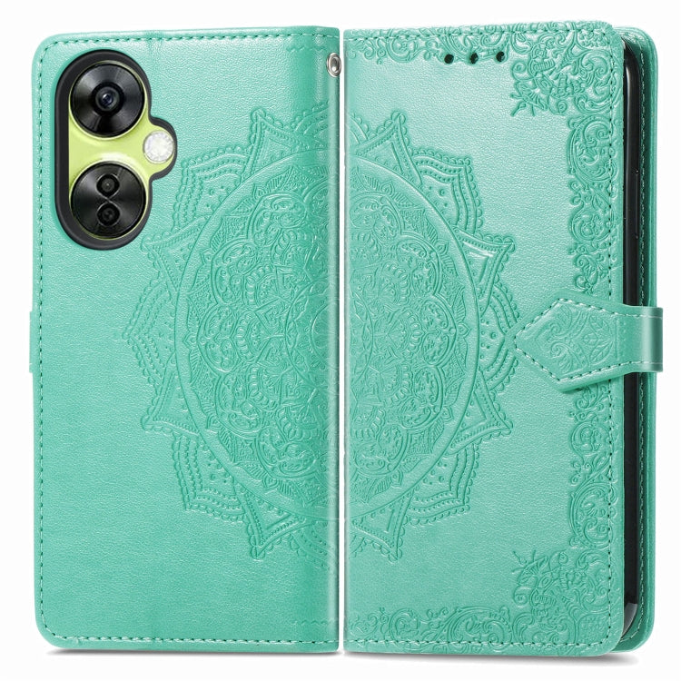 For OnePlus Nord CE 3 Lite Mandala Flower Embossed Leather Phone Case