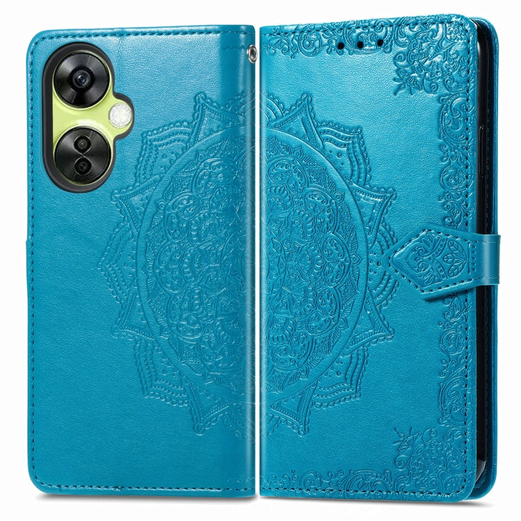 For OnePlus Nord CE 3 Lite Mandala Flower Embossed Leather Phone Case