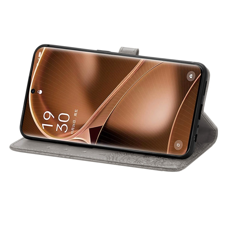 For OPPO Find X6 Pro Mandala Flower Embossed Leather Phone Case