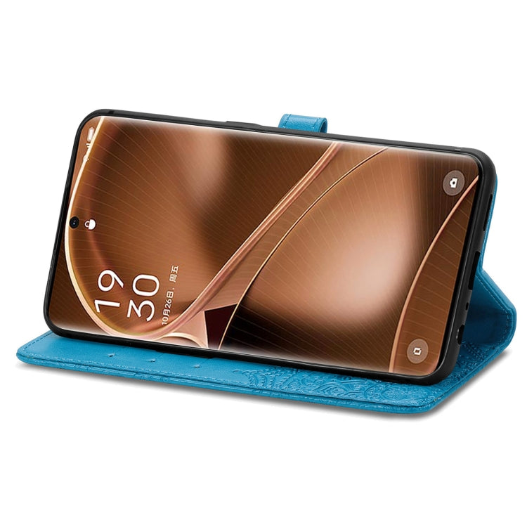 For OPPO Find X6 Pro Mandala Flower Embossed Leather Phone Case