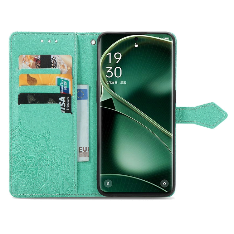 For OPPO Find X6 Mandala Flower Embossed Leather Phone Case