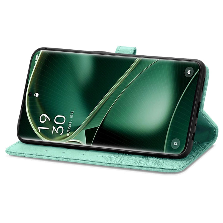 For OPPO Find X6 Mandala Flower Embossed Leather Phone Case