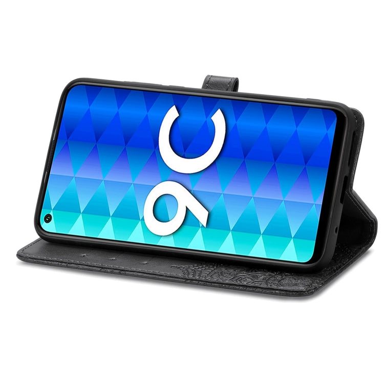 For Honor 9C Mandala Flower Embossed Leather Phone Case