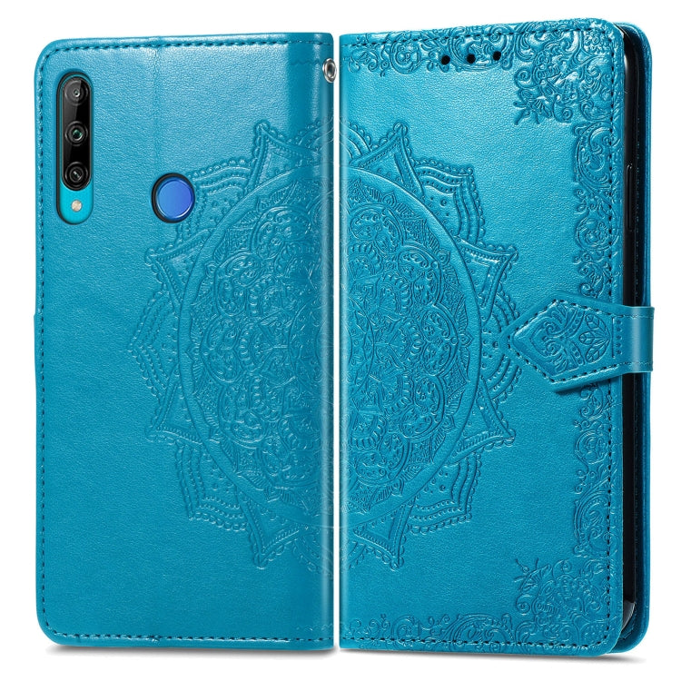 For Honor 9C Mandala Flower Embossed Leather Phone Case