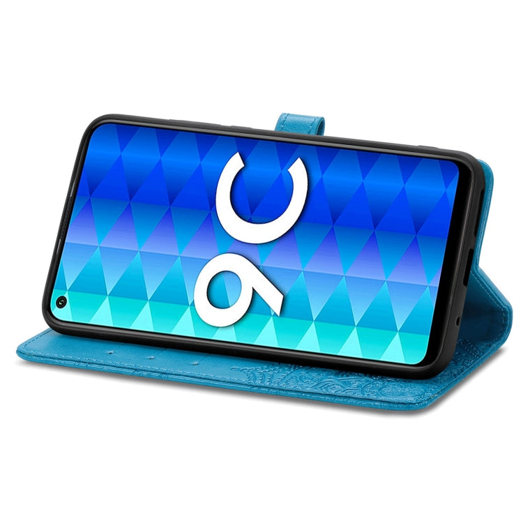 For Honor 9C Mandala Flower Embossed Leather Phone Case