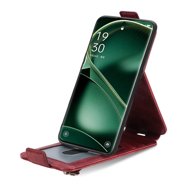 For OPPO FInd X6 Zipper Wallet Vertical Flip Leather Phone Case