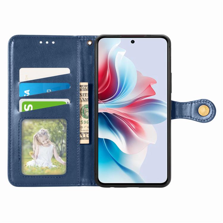 For Samsung Galaxy S26+ 5G Retro Solid Color Buckle Leather Phone Case