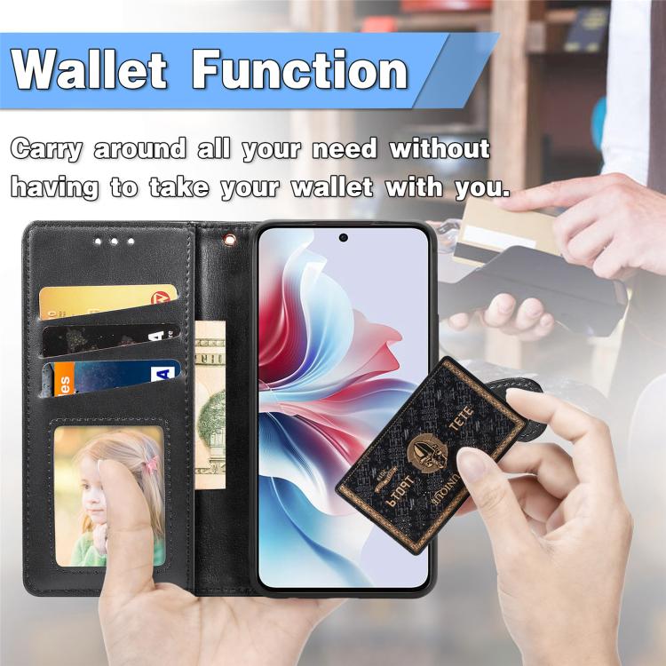 For Samsung Galaxy S26 Ultra 5G Retro Solid Color Buckle Leather Phone Case