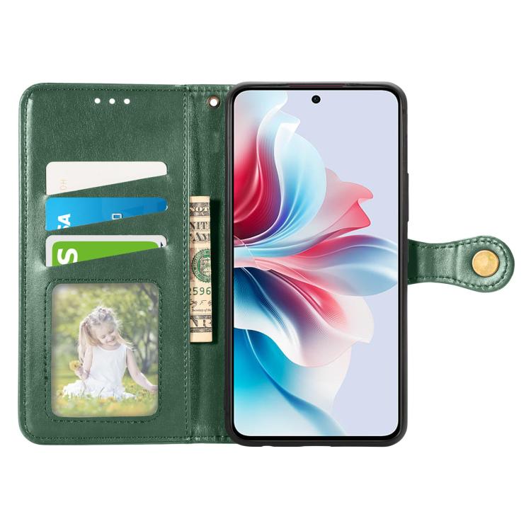 For Samsung Galaxy A27 5G Retro Solid Color Buckle Leather Phone Case