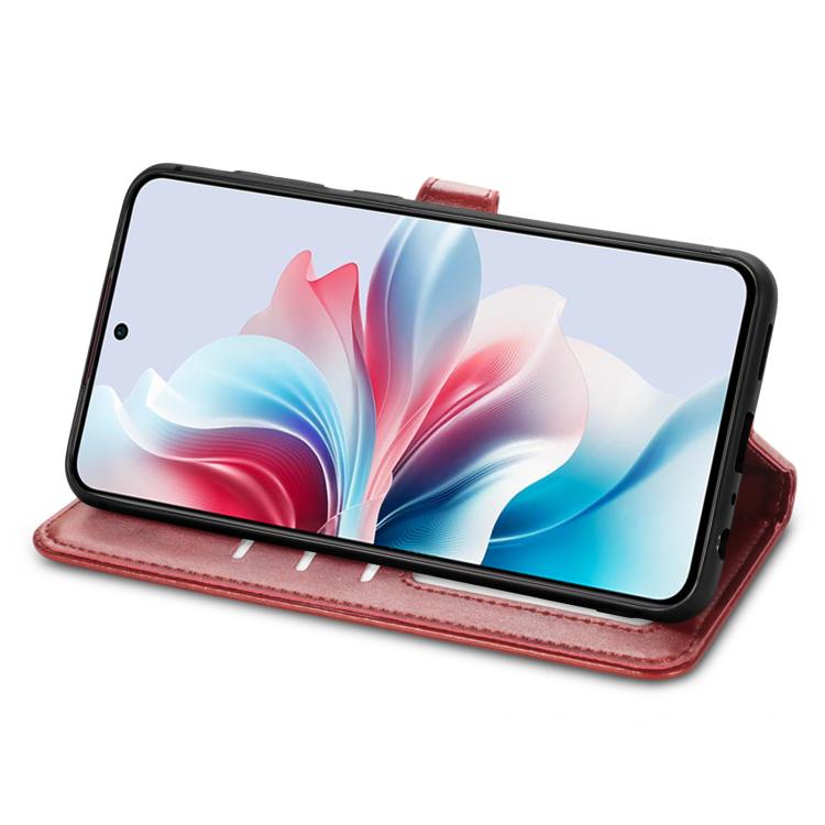 For Samsung Galaxy A27 5G Retro Solid Color Buckle Leather Phone Case