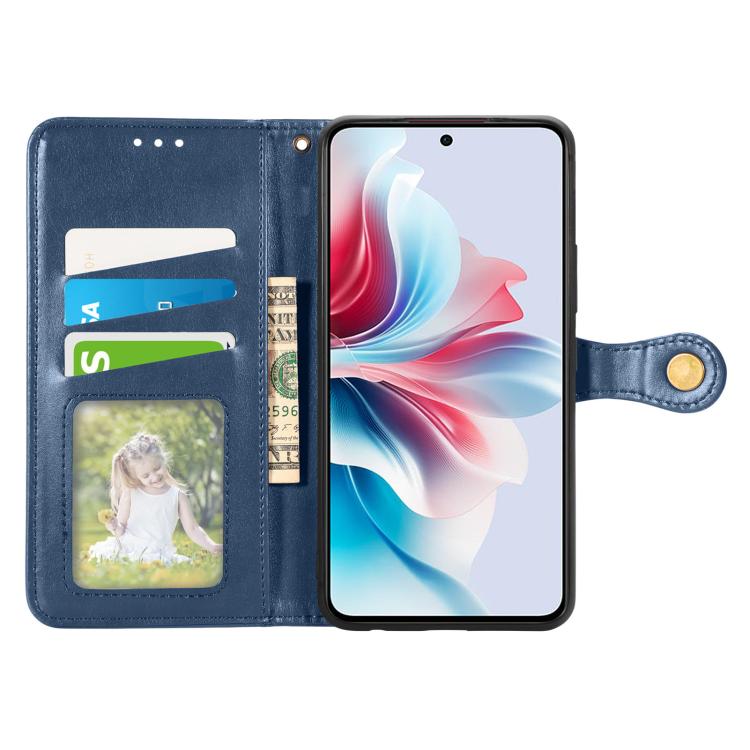 For Samsung Galaxy A27 5G Retro Solid Color Buckle Leather Phone Case