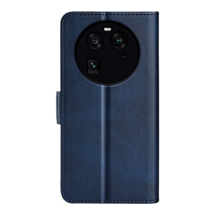 For OPPO Find X6 Dual-side Magnetic Buckle Leather Phone Case
