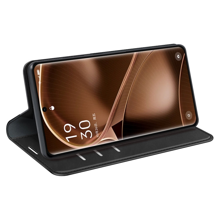 For OPPO Find X6 Retro-skin Magnetic Suction Leather Phone Case