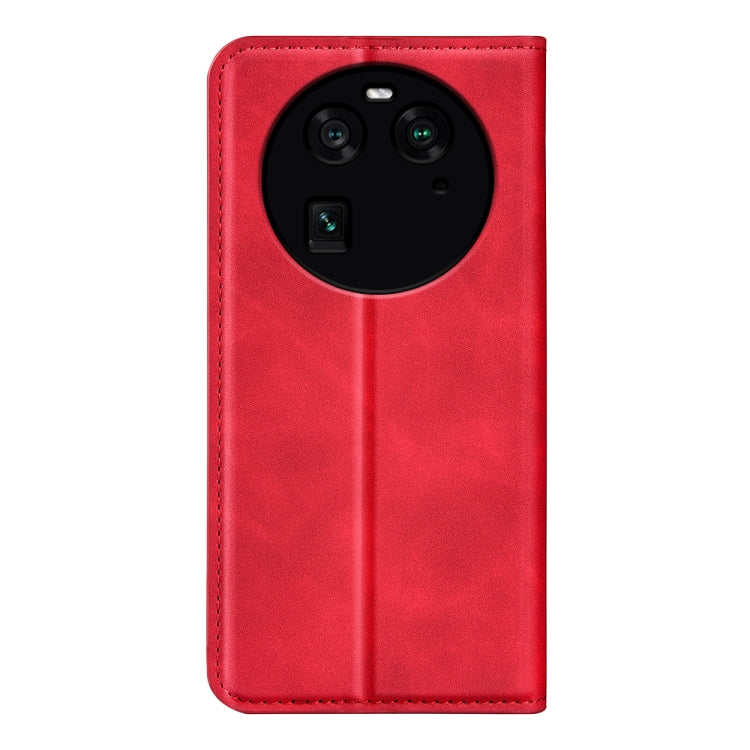 For OPPO Find X6 Retro-skin Magnetic Suction Leather Phone Case