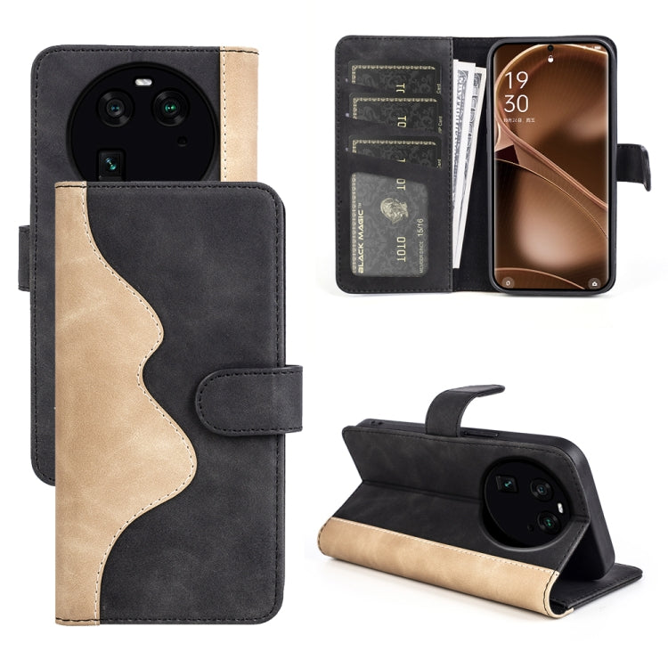 For OPPO Find X6 Stitching Horizontal Flip Leather Phone Case