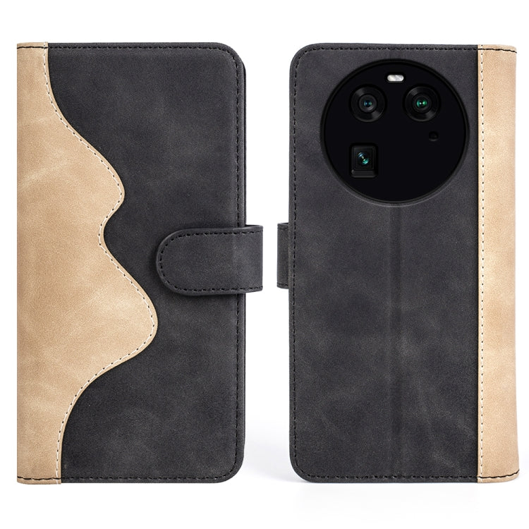 For OPPO Find X6 Stitching Horizontal Flip Leather Phone Case