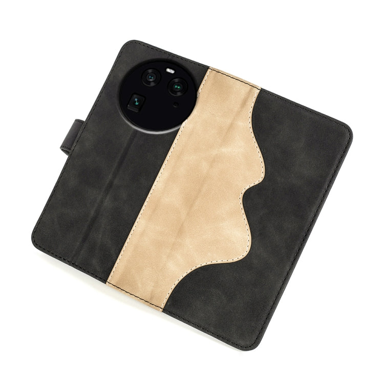 For OPPO Find X6 Stitching Horizontal Flip Leather Phone Case