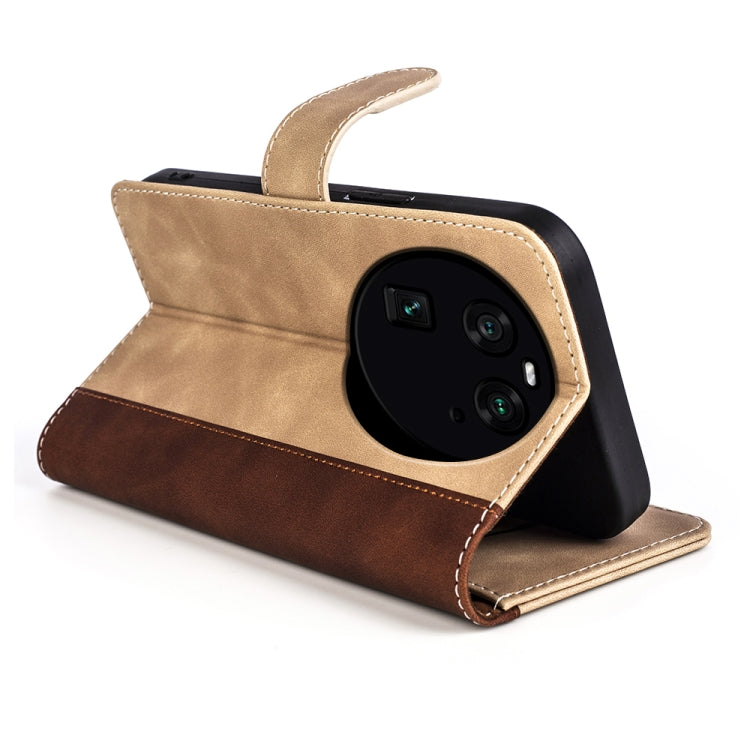 For OPPO Find X6 Stitching Horizontal Flip Leather Phone Case