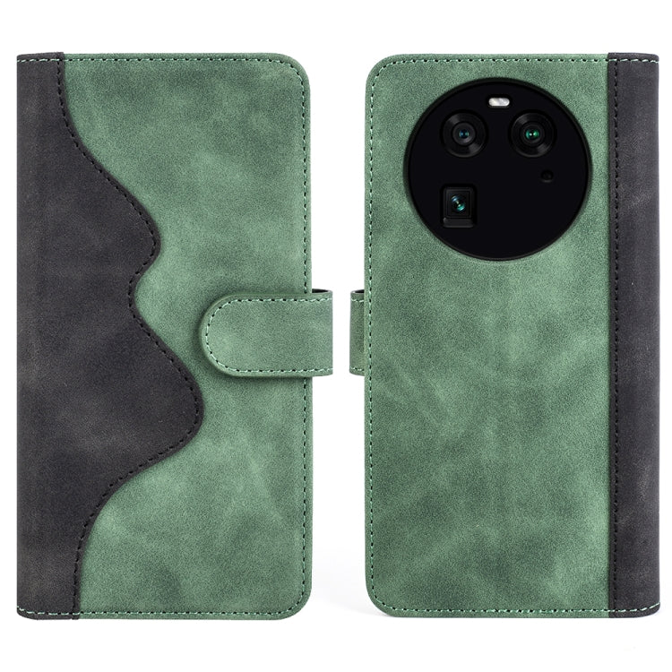 For OPPO Find X6 Stitching Horizontal Flip Leather Phone Case