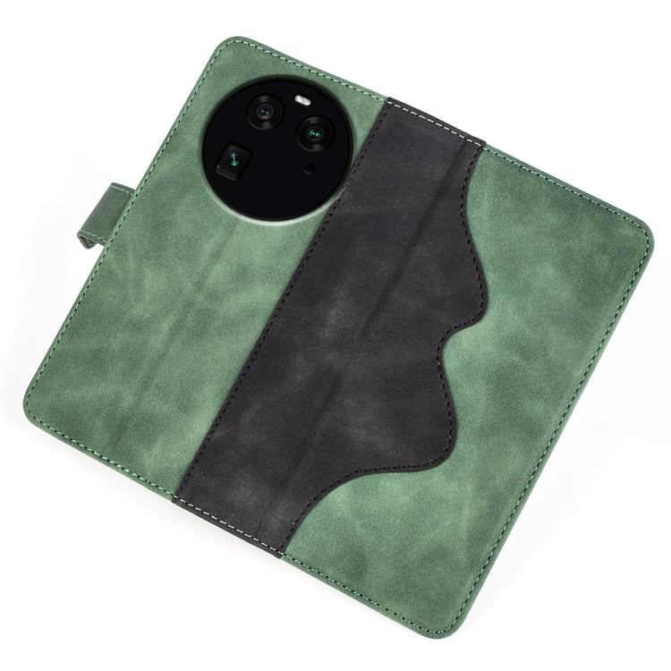 For OPPO Find X6 Stitching Horizontal Flip Leather Phone Case