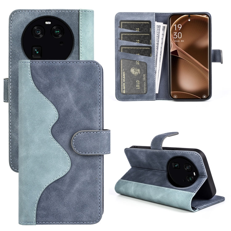 For OPPO Find X6 Stitching Horizontal Flip Leather Phone Case
