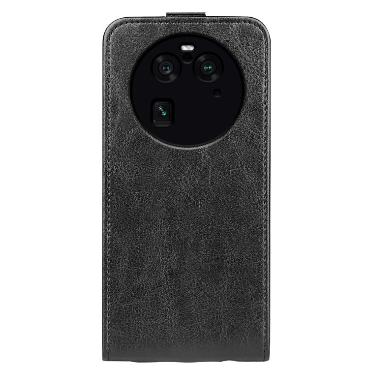 For OPPO Find X6 Pro R64 Texture Vertical Flip Leather Phone Case