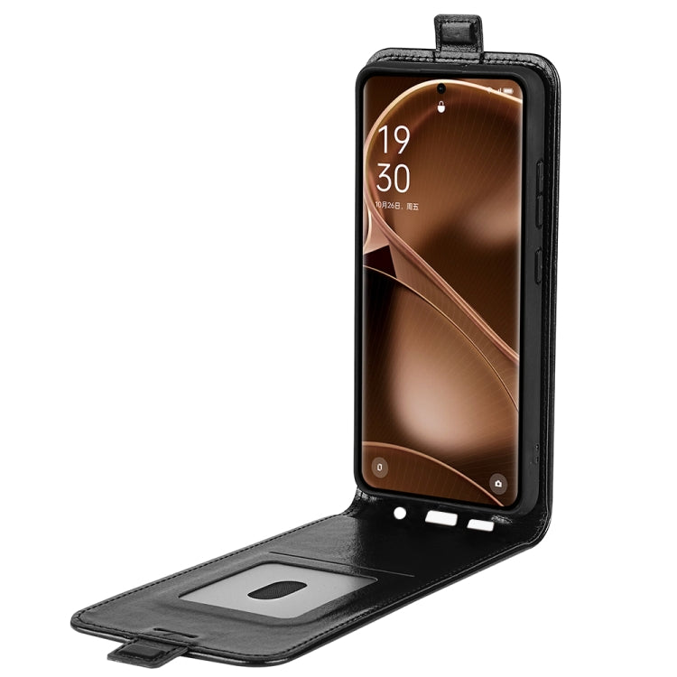 For OPPO Find X6 Pro R64 Texture Vertical Flip Leather Phone Case