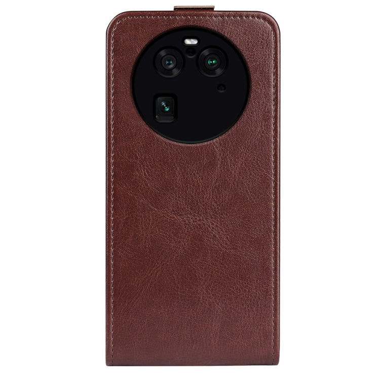 For OPPO Find X6 Pro R64 Texture Vertical Flip Leather Phone Case