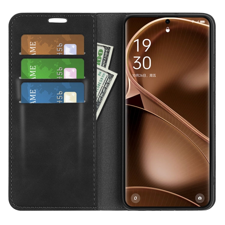 For OPPO Find X6 Pro Retro-skin Magnetic Suction Leather Phone Case