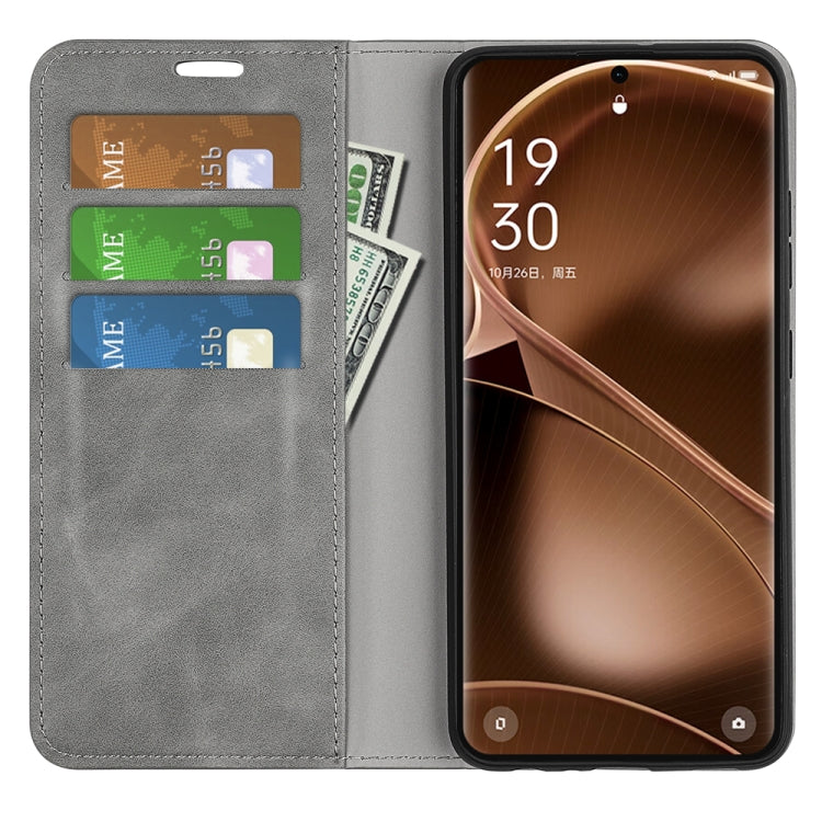 For OPPO Find X6 Pro Retro-skin Magnetic Suction Leather Phone Case