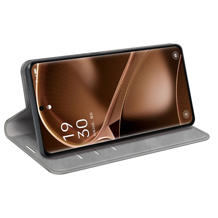 For OPPO Find X6 Pro Retro-skin Magnetic Suction Leather Phone Case