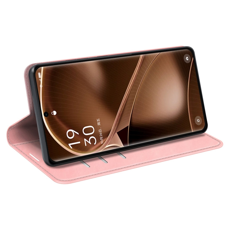 For OPPO Find X6 Pro Retro-skin Magnetic Suction Leather Phone Case