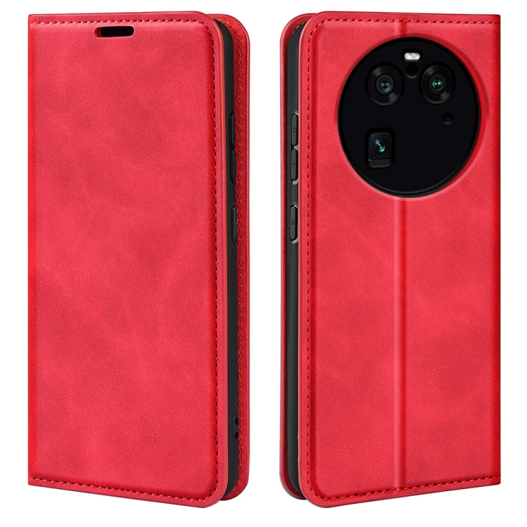 For OPPO Find X6 Pro Retro-skin Magnetic Suction Leather Phone Case