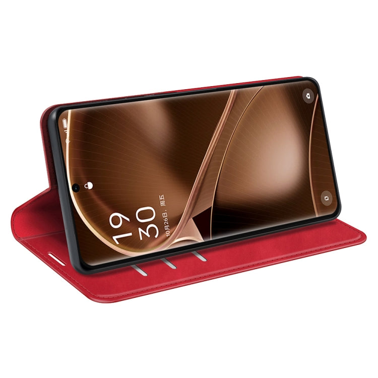 For OPPO Find X6 Pro Retro-skin Magnetic Suction Leather Phone Case