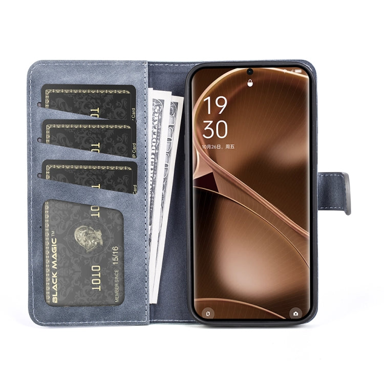 For OPPO Find X6 Pro Stitching Horizontal Flip Leather Phone Case
