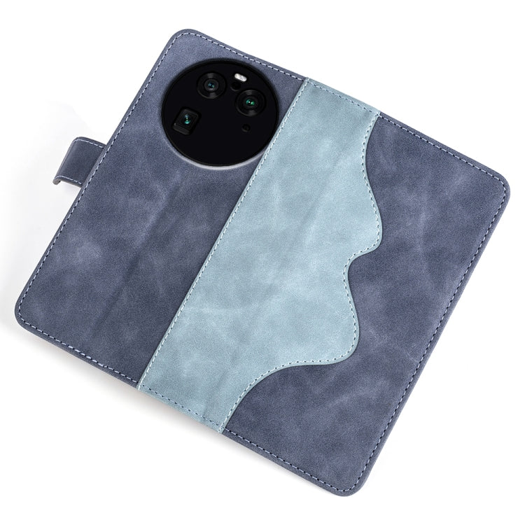 For OPPO Find X6 Pro Stitching Horizontal Flip Leather Phone Case