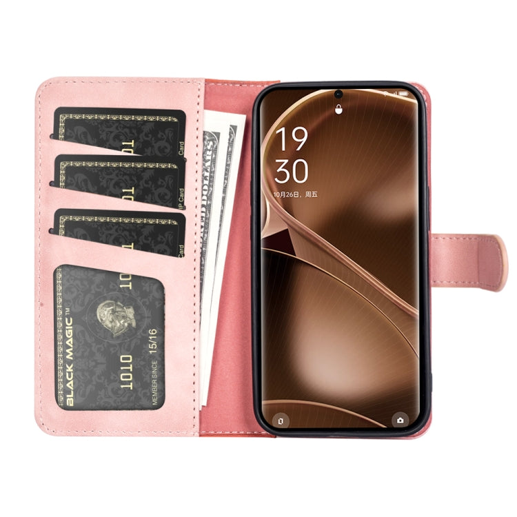 For OPPO Find X6 Pro Stitching Horizontal Flip Leather Phone Case