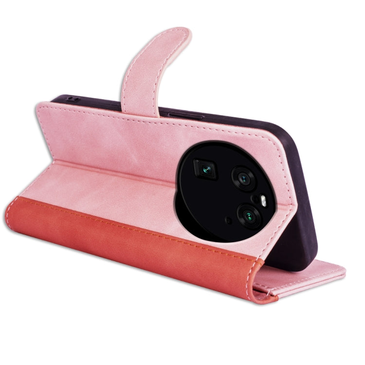 For OPPO Find X6 Pro Stitching Horizontal Flip Leather Phone Case