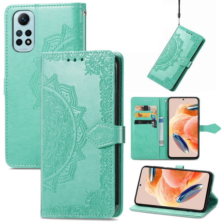 For Redmi Note 12 Pro 4G Mandala Flower Embossed Leather Phone Case