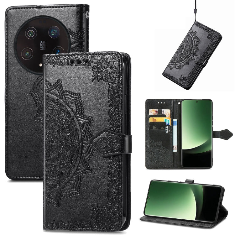 For Xiaomi 13 Ultra Mandala Flower Embossed Leather Phone Case
