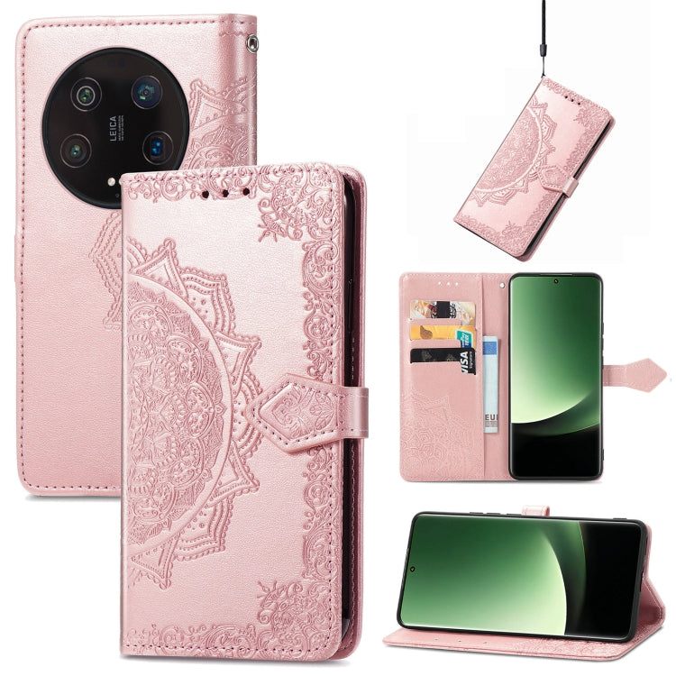 For Xiaomi 13 Ultra Mandala Flower Embossed Leather Phone Case